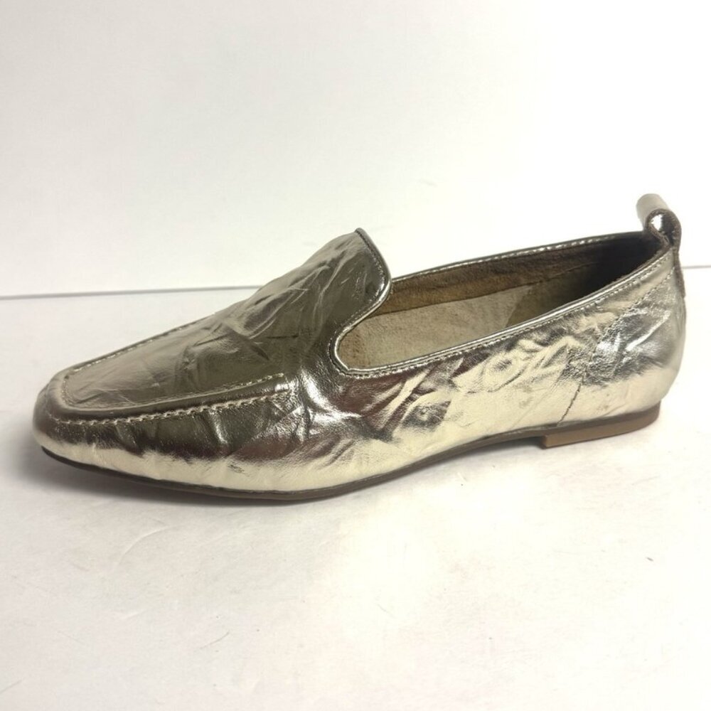 Kelsi Dagger Womens Finley Flat Washed Gold Size 5.5 M